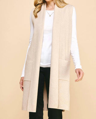 Pinch - Marny Long Vest Cardigan