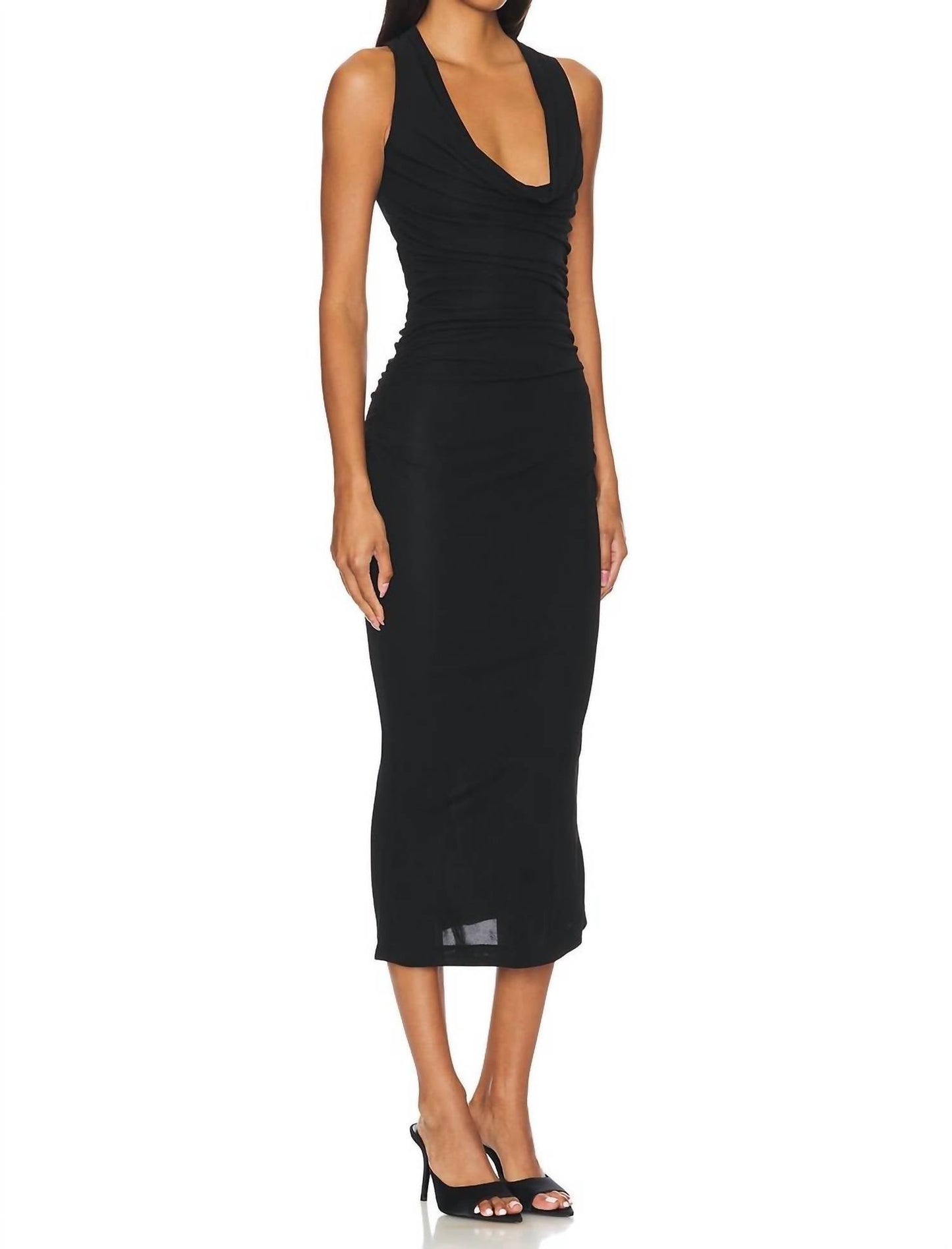 Amanda Uprichard - Kahlo Cowl Midi Dress