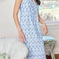 Sail To Sable - Ikat Button Front Midi Tunic