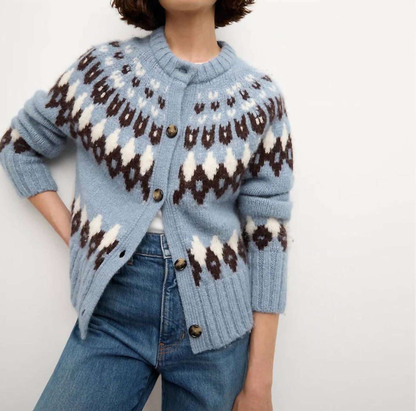 Veronica Beard - Christina Fairisle Cardigan