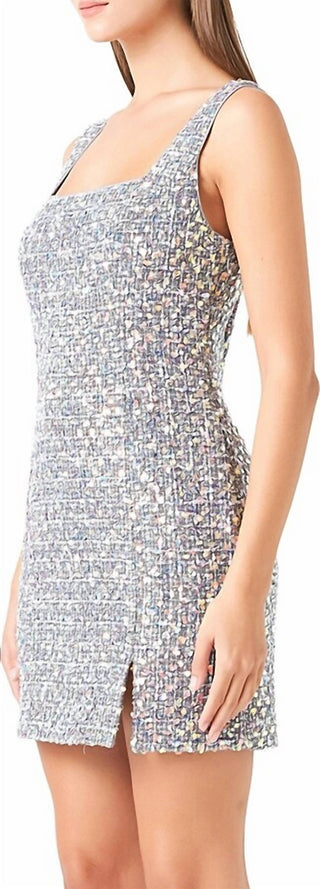Endless Rose - Sequin Tweed Mini Dress