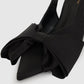 Anine Bing - Women's Nina Satin Heels With Bow