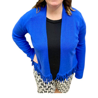 Alashan Cashmere - Fringe Crop Cardigan