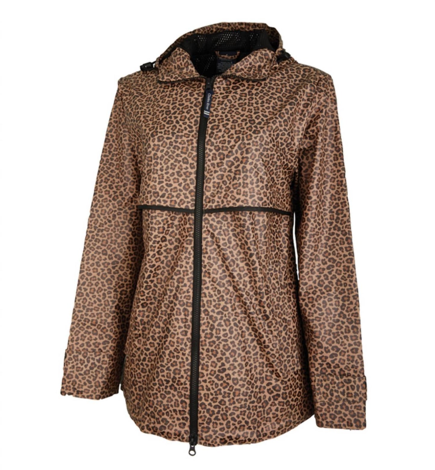 Charles River Apparel - Leopard Print New Englander Rain Jacket