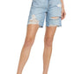 Devon High Waist Denim Cutoff Shorts