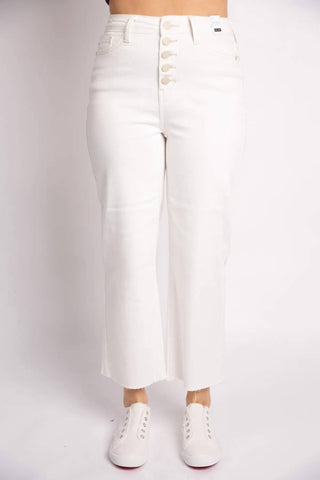 Judy Blue - Crop Wide Leg Jean