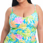 Bleu Rod Beattie - Plus Size Scoop-neck Tankini Top