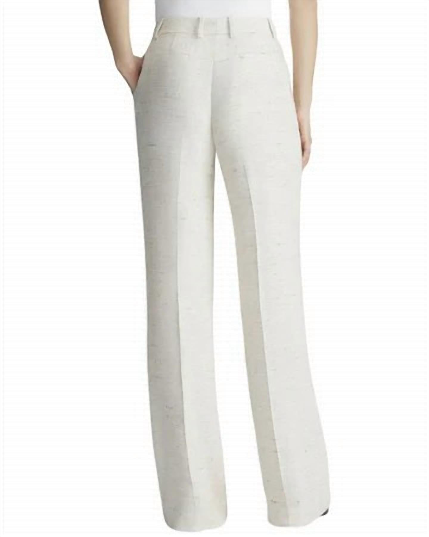 Lafayette 148 - GATES LINEN-BLEND FULL LEG PANT