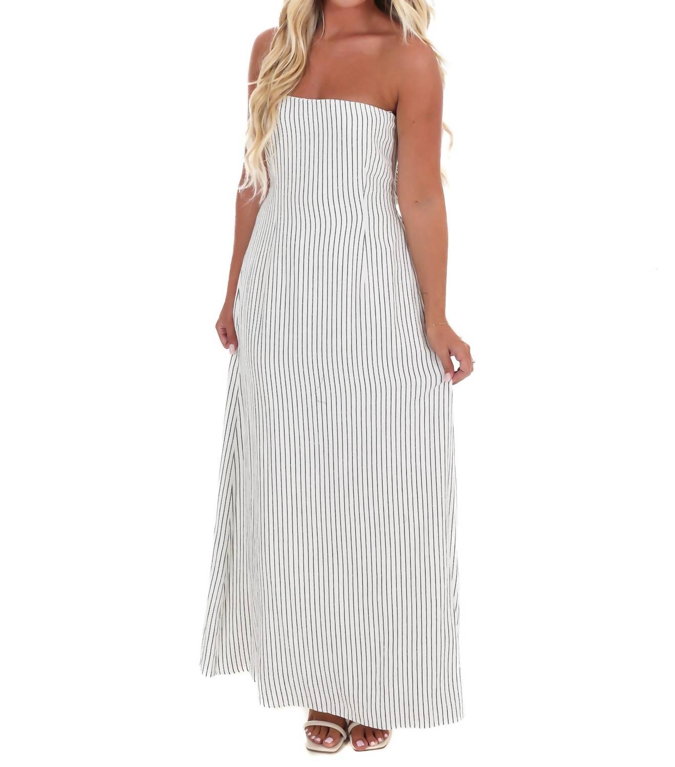 Klesis - No Rush Stripe Maxi Dress