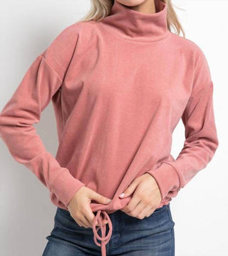 Cherish - Brushed Drawstring Waist Top