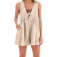 Veveret - Top Pick Pleated Denim Romper