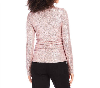 Karen Kane - Sequin Side Shirred Top