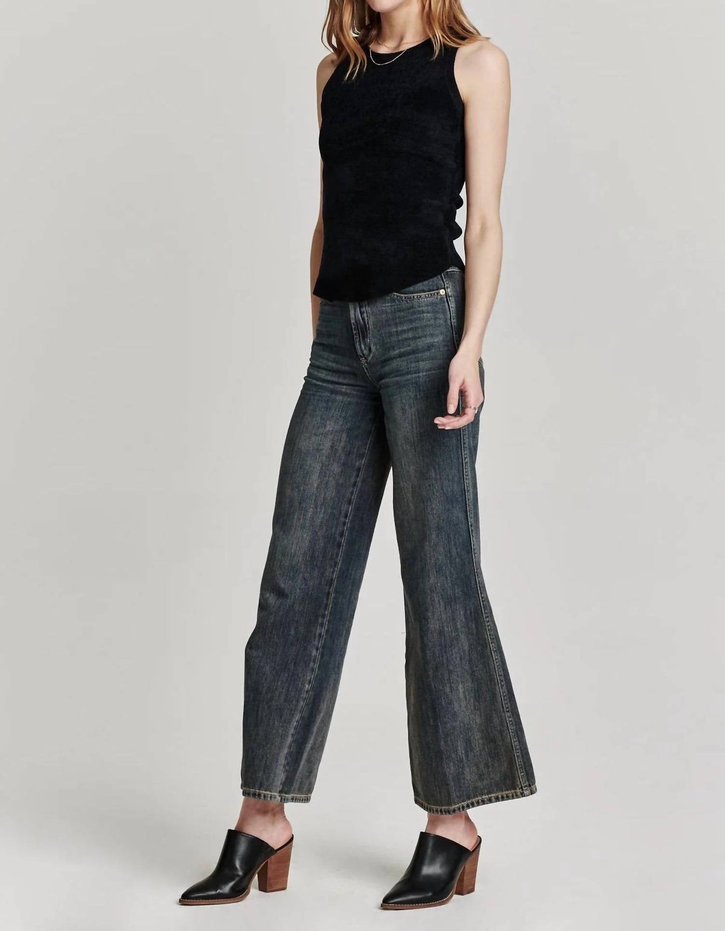 Another Love - Cora Sleeveless Rib Chenille Tank Top