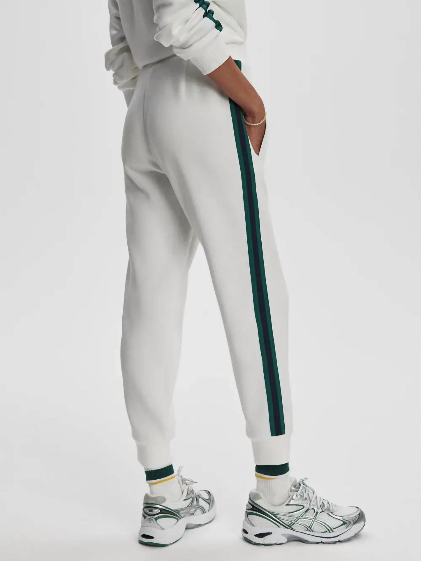 Varley - Slim Stripe Cuff Pants