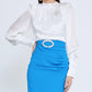 Zaalima Fashion - Long Sleeve Midi Polyester Column Regular Casual Dress