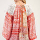 Easel - Print Mix Loose Blouse