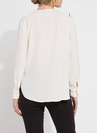 Lysse - Marianne V-neck Ruffle Blouse