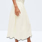 Fifteen Twenty - Elsa Smocked Waist Midi Skirt