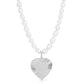 Eklexic - Women's Pearl & Hildegard Pendant Necklace
