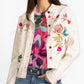 Johnny Was - Crochet Cropped Denim Jacket