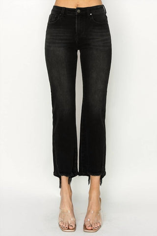 Risen - Zella Mid Rise Straight Leg Jeans