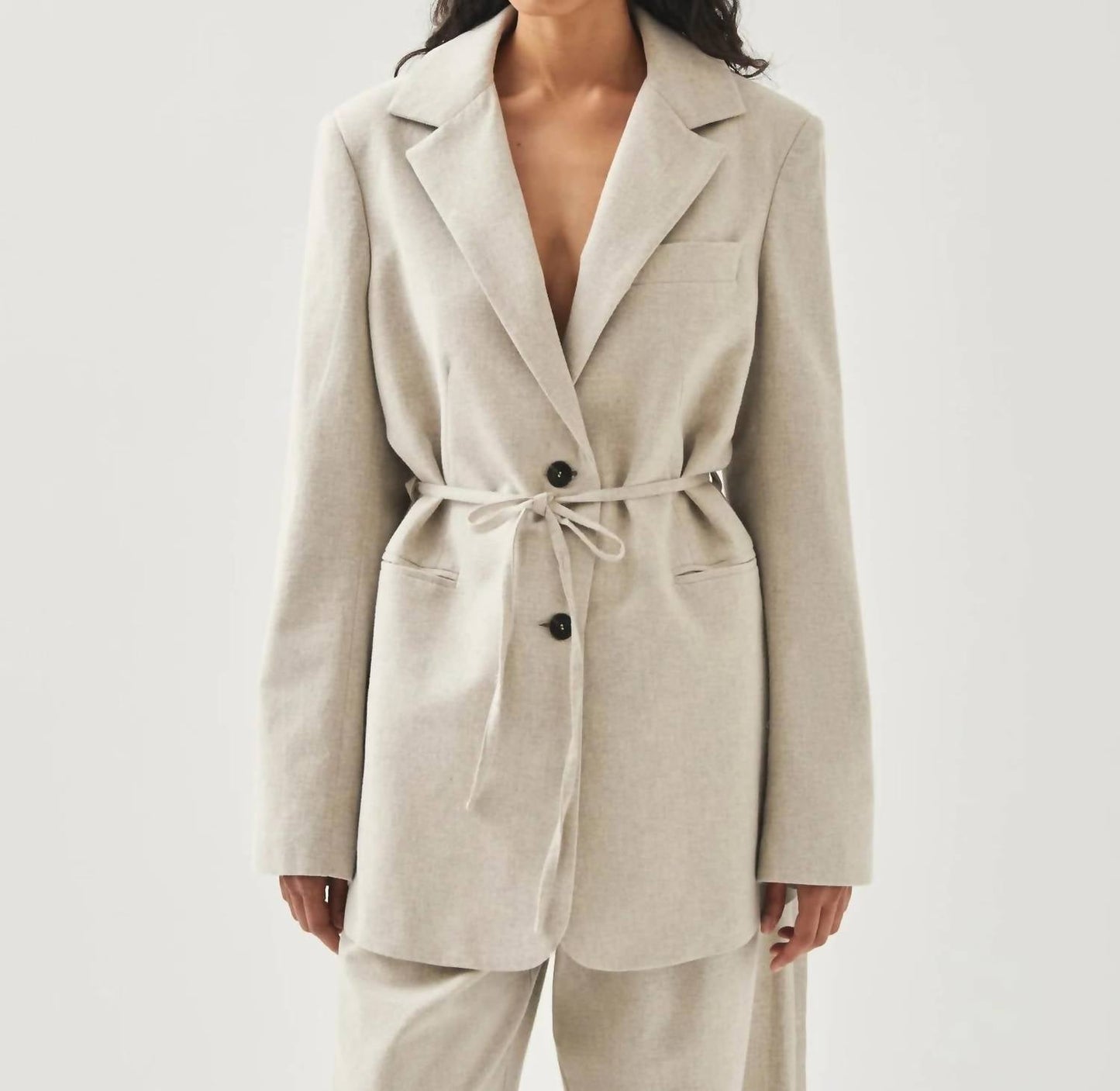 Alohas - Oversized Belted Blazer