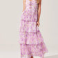 Astr - DAYTONA PLEATED FLORAL MAXI DRESS