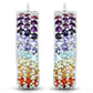 8.79 Carat Genuine Multi Stones .925 Sterling Silver Earrings