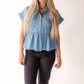In February - Jenny Button Down Babydoll Top