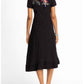 Johnny Was - ASYMMETRIC RUFFLE FLOUNCE SHORT SLEEVE DRESS CORA