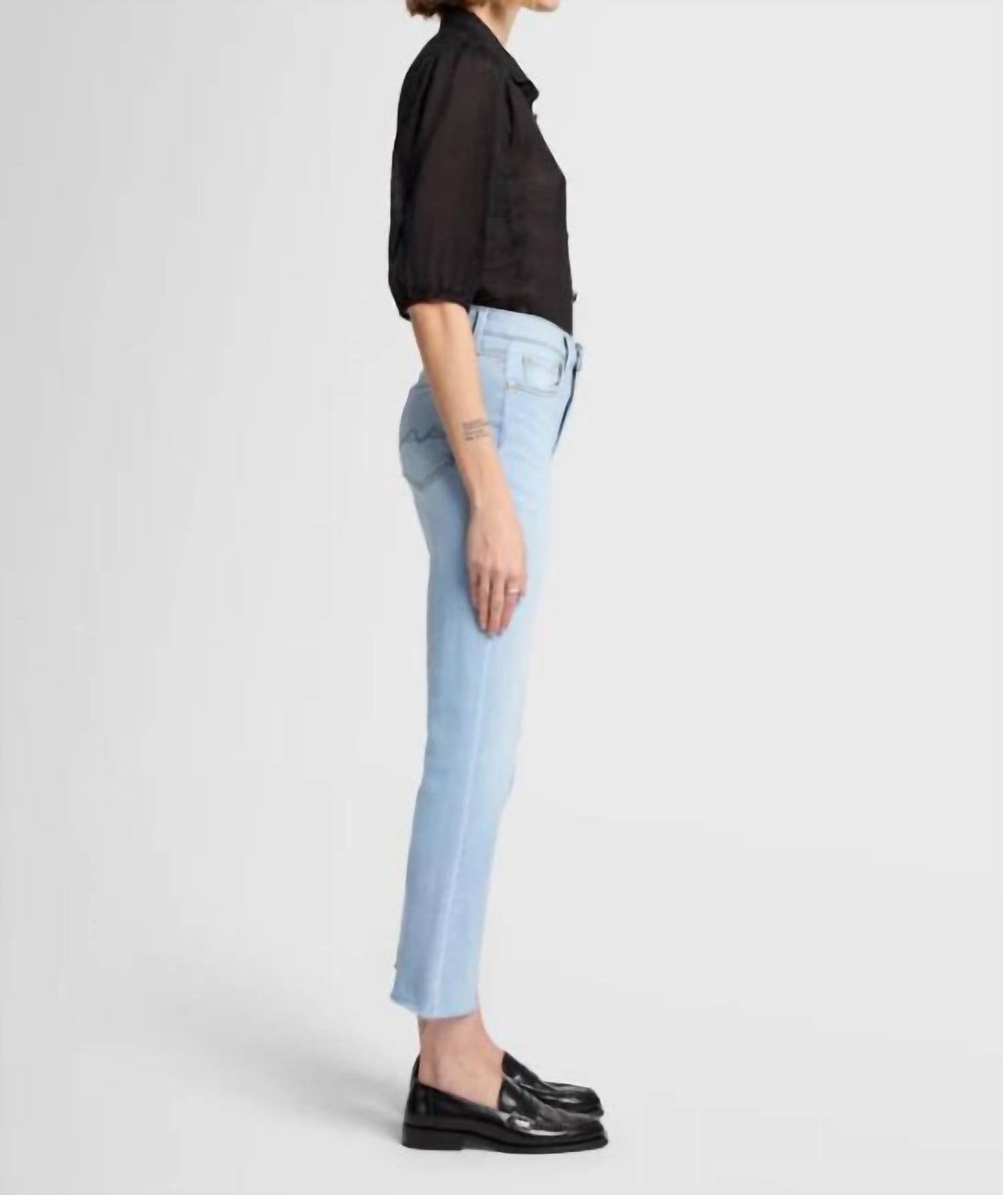 7 For All Mankind - Women's High Waist Slim Kick Jeans