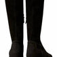 Tory Burch - Women's Miller Suede Lug Sole Over-the-knee Boots