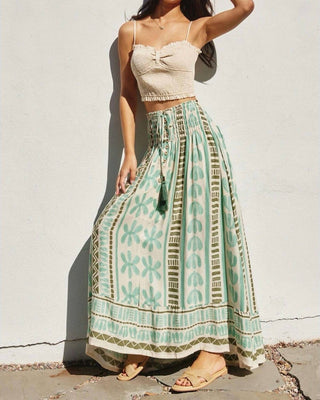 Dress Forum - Smocked Hip Midi Skirt