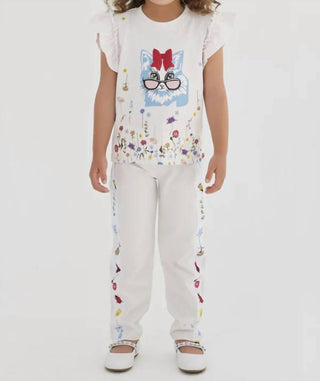 Sasha+Z - Floral Cat Top