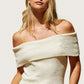 Crescent - Nyla Off Sweater Shoulder Top