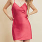 Dress Forum - Sleeveless Satin Mini Dress