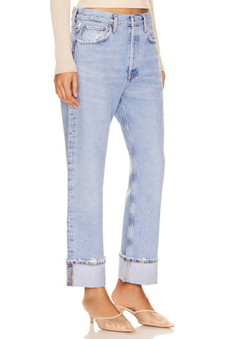 Agolde - Fran Low Slung Straight Jeans