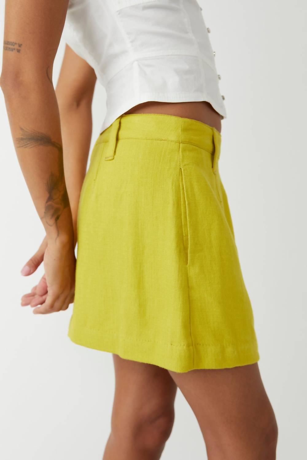 Free People - Can't Blame Me Mini Skirt