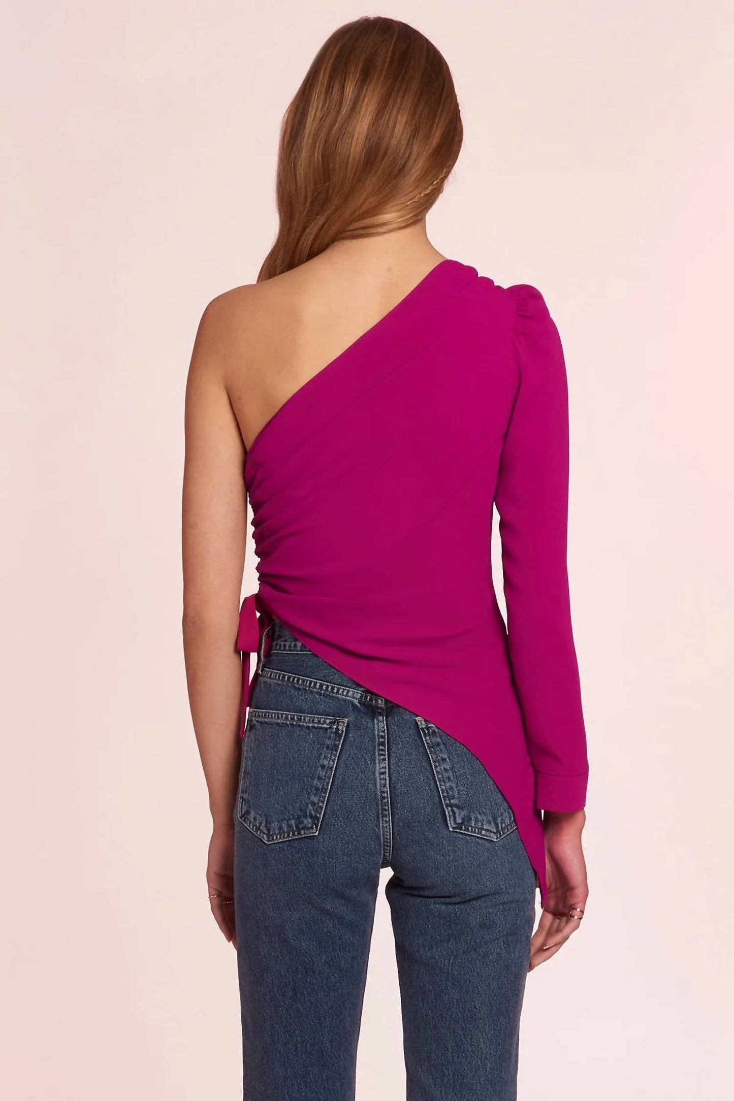 Amanda Uprichard - Maryclare One Shoulder Long Sleeve Top