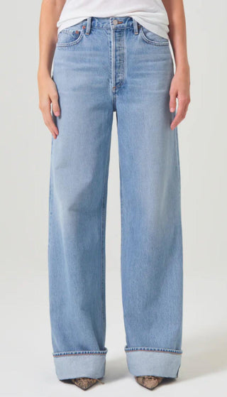 Agolde - Dame High Rise Wide Leg Jeans