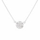 Diana M Jewels - 0.35 Cts Flower-shaped Diamond Pendant