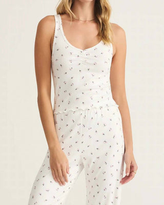 Z Supply - 90's Pointelle Ditsy Floral Tank Top