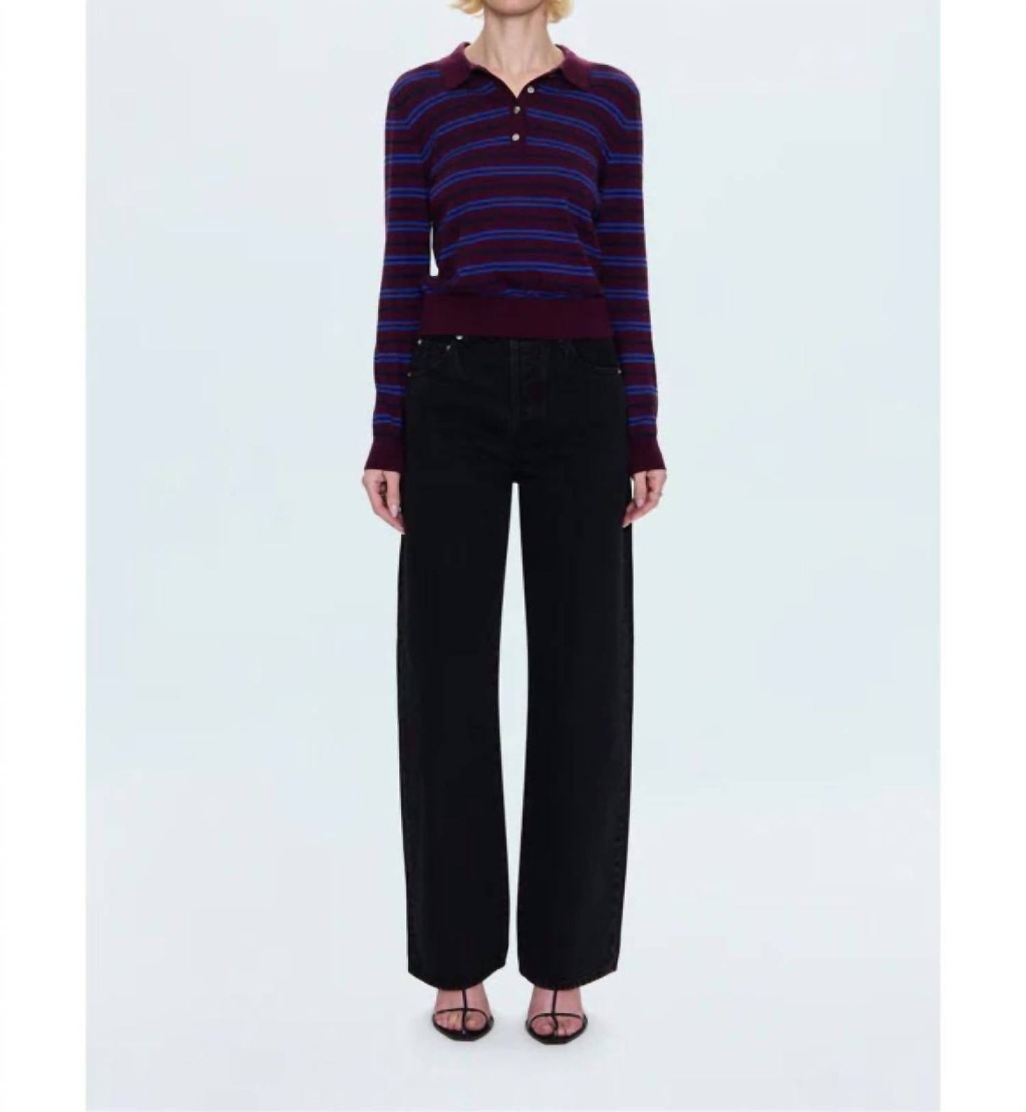 Pistola - Tate High-rise Bowed Wide Leg Jeans