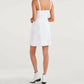 7 For All Mankind - Double Tie Buttoned V Neck Mini Dress