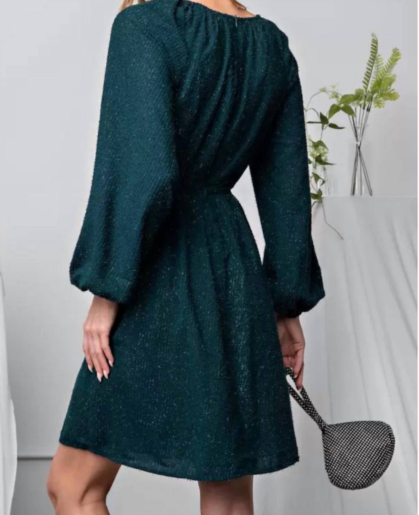 143 Story - Hunter Metallic Cutout Mini Dress