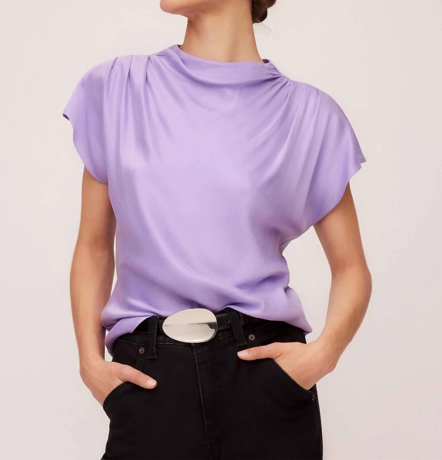 Fifteen Twenty - Emmeline Drape Neck Blouse