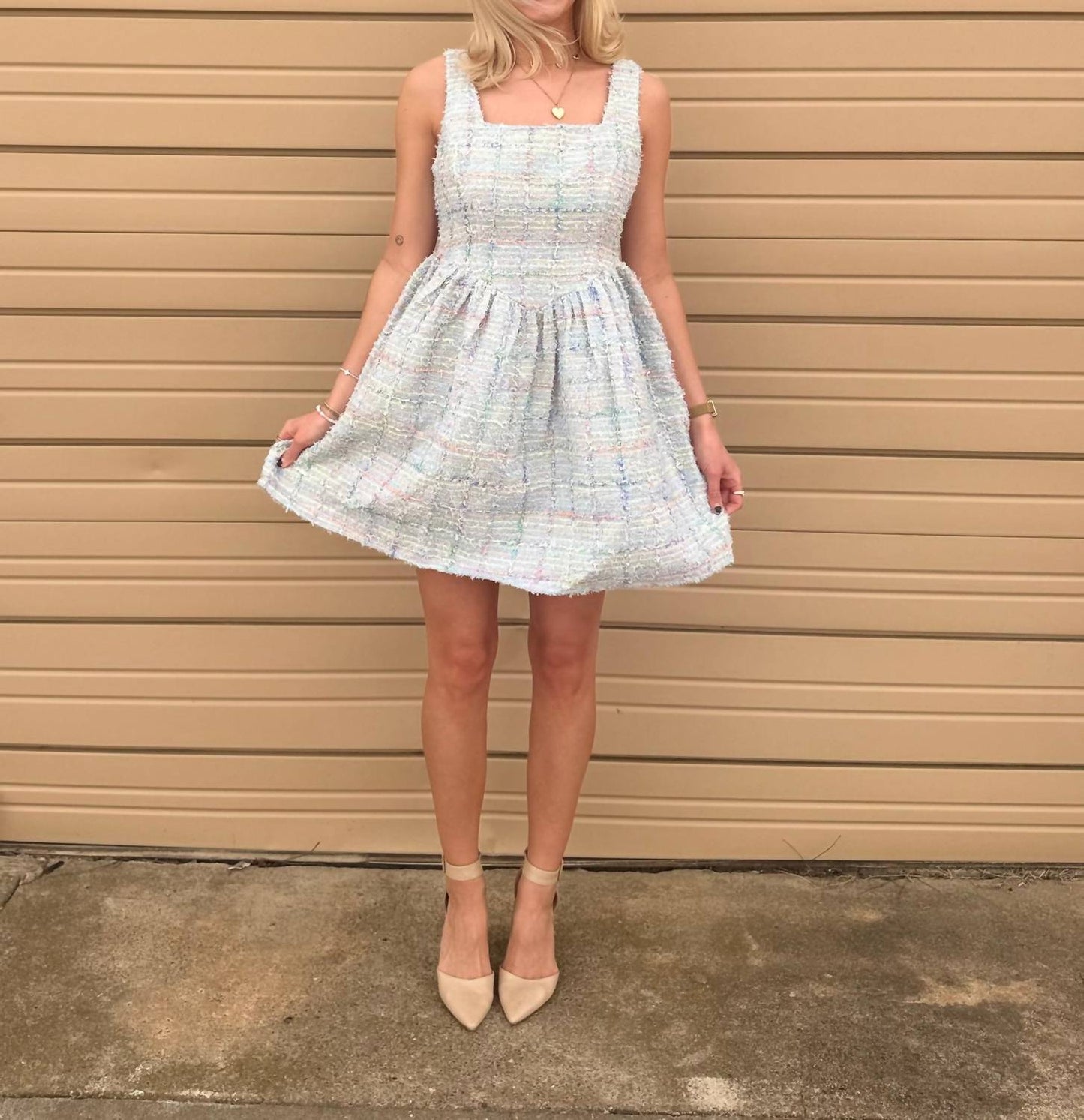 Aureum - Wren Tweed Mini Dress