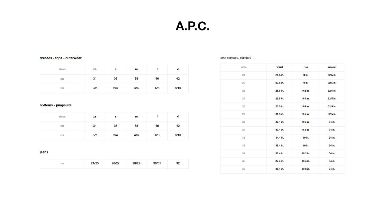 A.P.C. - Women's Sailor Straight Leg Jeans