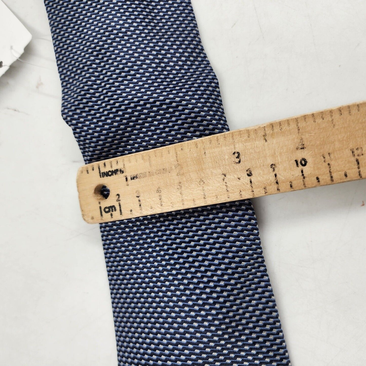 Eton Geometric Silk Tie Navy Size One Size