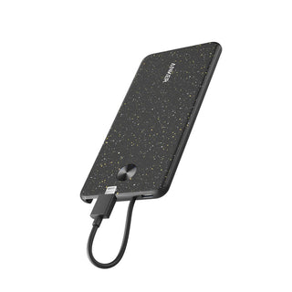 Anker Powercore 5k Powerbank 5000mAh with built-in 4.7 Lightning Cable - Black